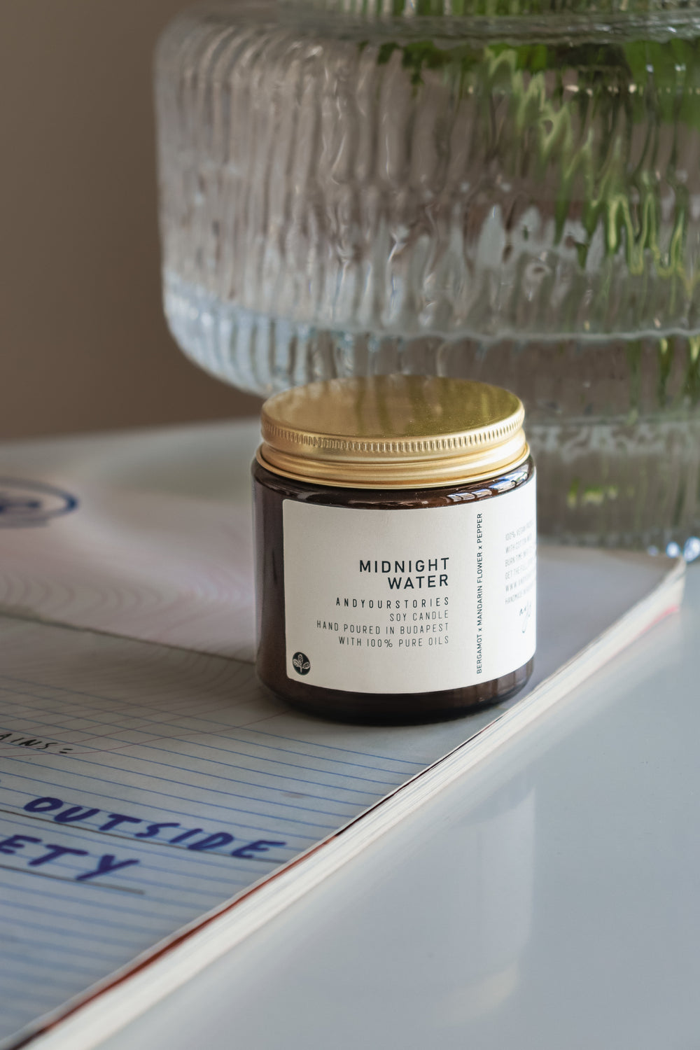 Midnight Water - Word Candle