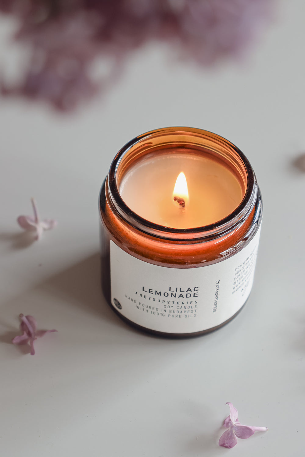 Lilac Lemonade - Soy candle